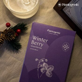 Plantogenic - Winter Berry Herbal Tea ชาเบอร์รีรวมและสมุนไพร ไม่มีคาเฟอีน ไม่มีน้ำตาล  (Plant-Based)