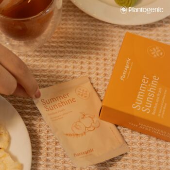 Plantogenic - Summer Sunshine Herbal Tea ชารอยบอส พีช และสมุนไพร ไม่มีคาเฟอีน ไม่มีน้ำตาล  (Plant-Based)