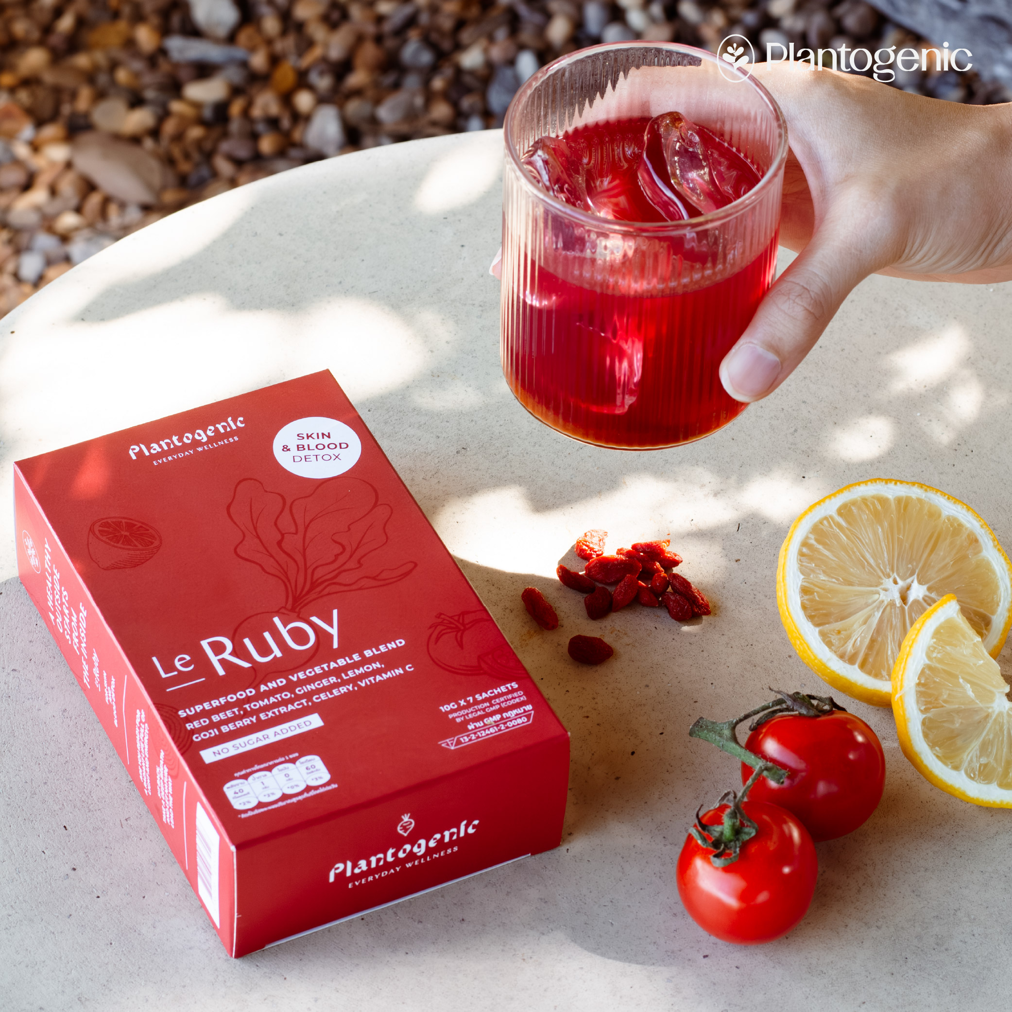 Le Ruby ผงผักผลไม้สีแดงรวม 13 ชนิด