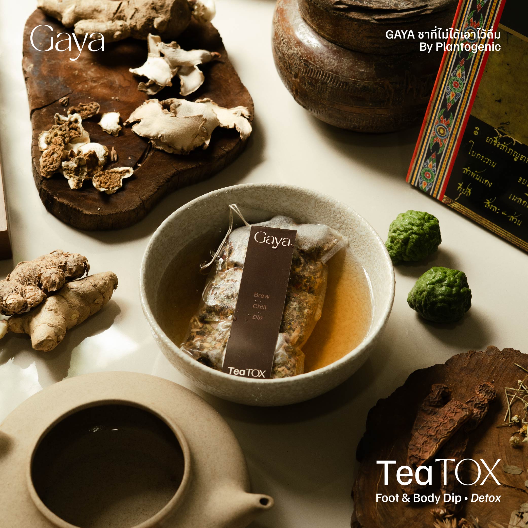 TeaTOX สมุนไพรสำหรับแช่เท้าและแช่ตัว กระตุ้นการขับของเสีย